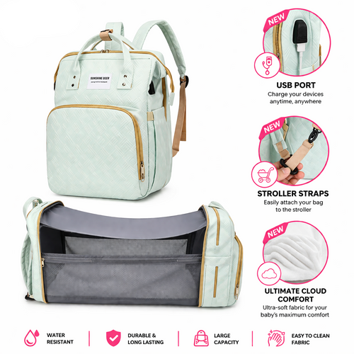 3-IN-1 Changing Bag - Style Meets Function!